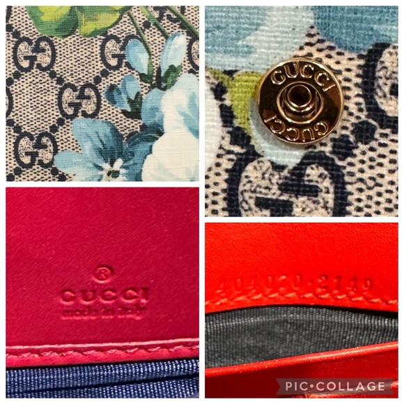 Like New GUCCI GG Supreme Blooms Wallet w Box & Dustbag - Picture 7 of 16